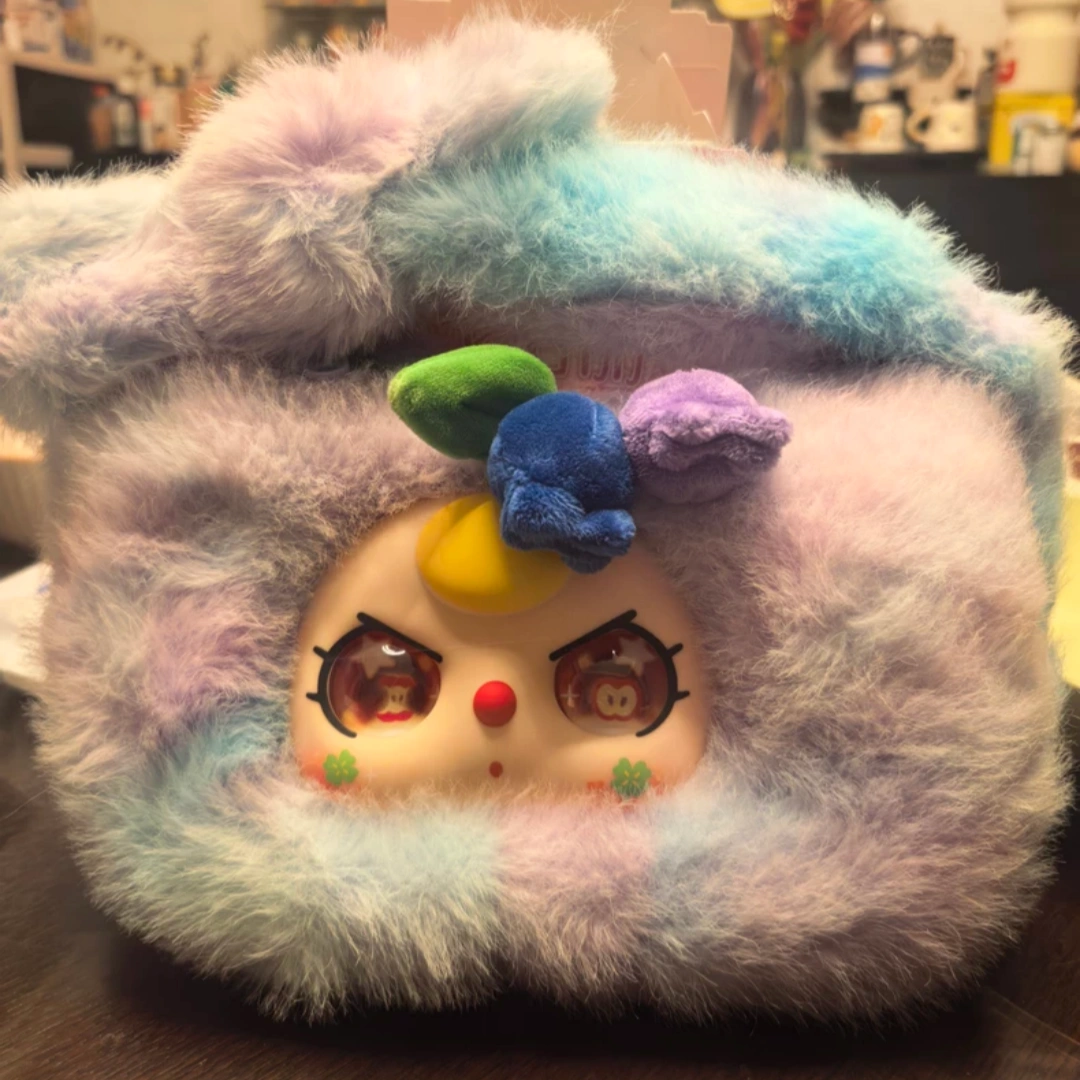 Baby Products - ベイビー・スリー・ベイビー・フルーツ・ハンドバッグシリーズ、ブラインドボックス、かわいいビニール製ぬいぐるみバッグ、トレンドのコレクションアイテム、装飾用バッグ、新年・クリスマスギフト。