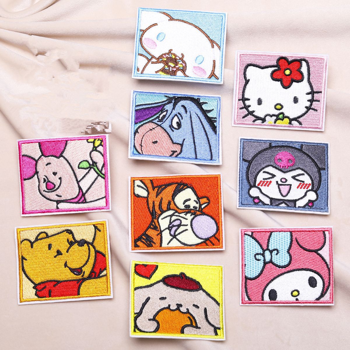 Baby Yoda Products - ホットキャット刺繍ワッペン 衣類用 かわいいアニメワッペン 衣類用 DIY アイロン接着ワッペン