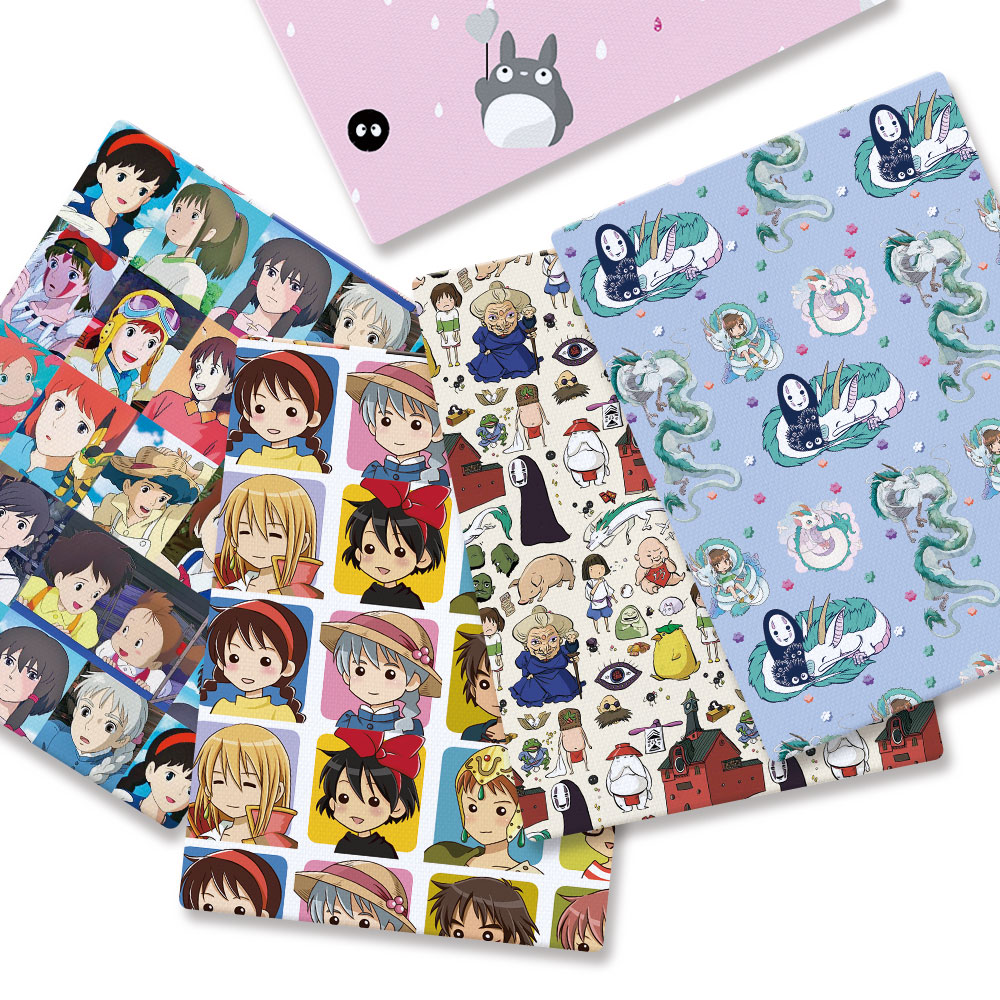 Baby Products For 1 Year Old - 140x50cm子供用漫画プリント生地,手作り縫製,パッチワーク,キルティング,ベビードレス,ホームシート,DIY