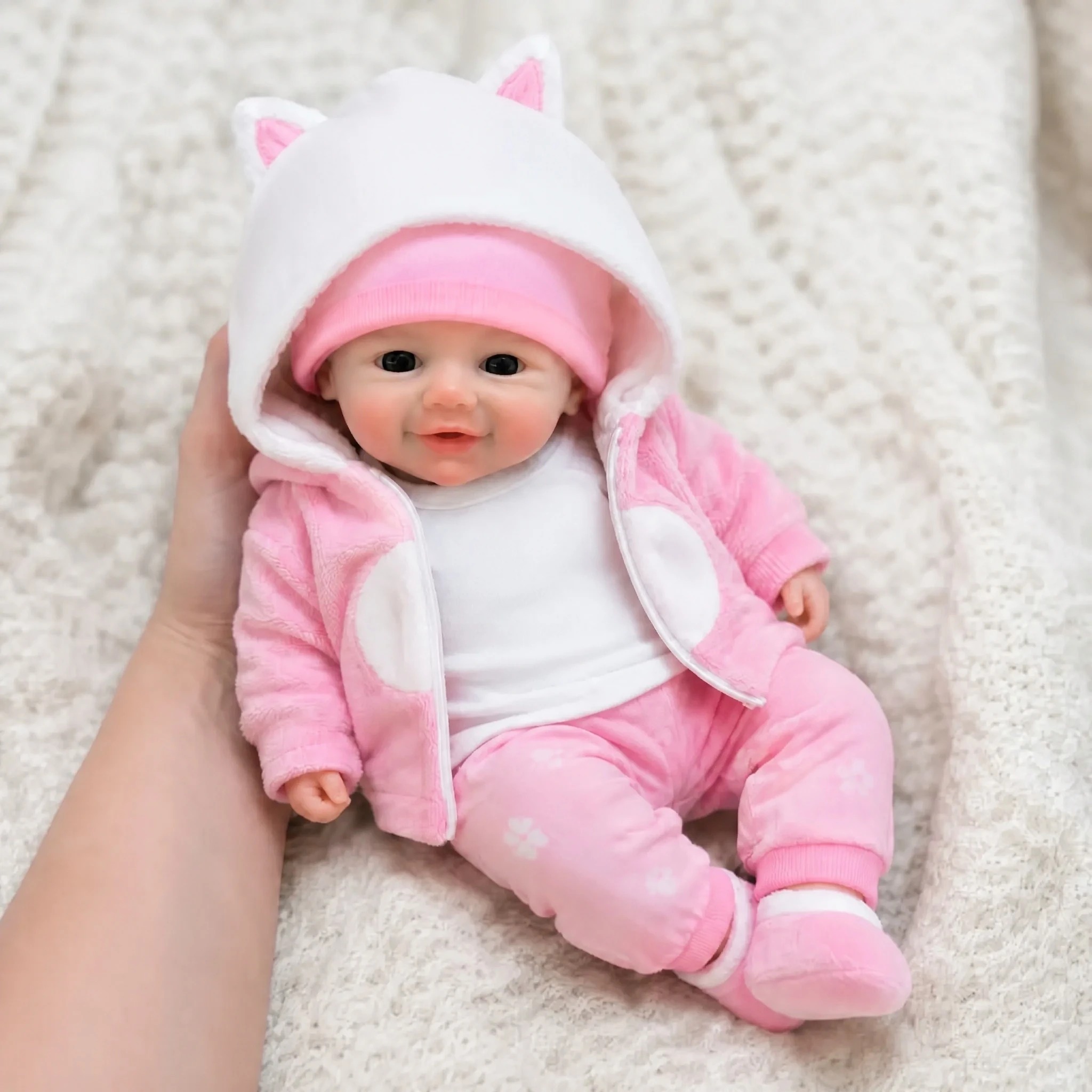 Baby Products Trending - 新発売の16インチ、ヴィヴィアン製、超ソフトなプラチナシリコン製、伸縮性に優れたベビー用おしゃぶり。おしゃぶりホルダー付きで、口を開けて使用可能。