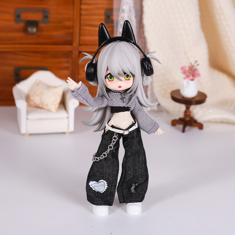 Bjd 人形服ストリートファッション気質ジーンズベストセータ - Baby Products のレビューと価格