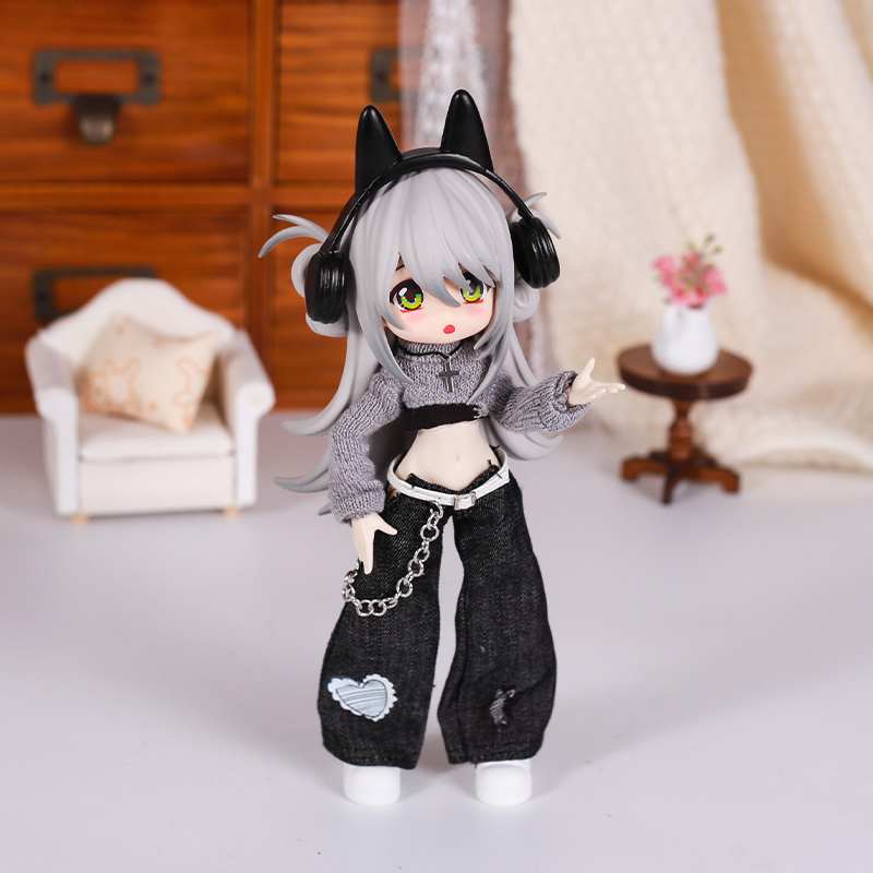 Bjd 人形服ストリートファッション気質ジーンズベストセータ - Baby Products のレビューと価格