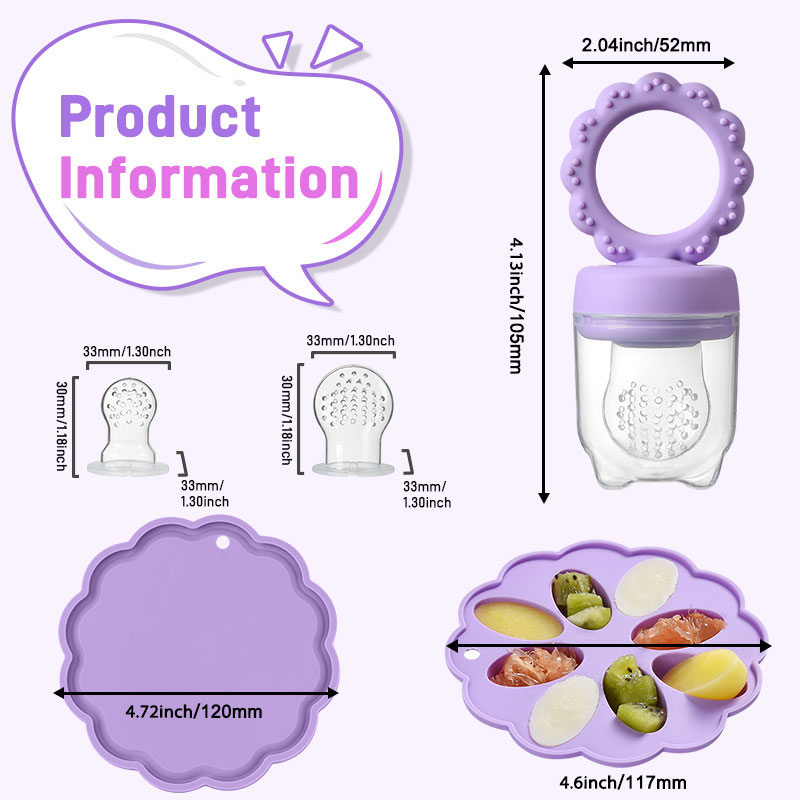 ベビーフルーツフィーダーとミニフリーザーバイトトレイセット、 - Baby Led Weaning Set のレビューと価格