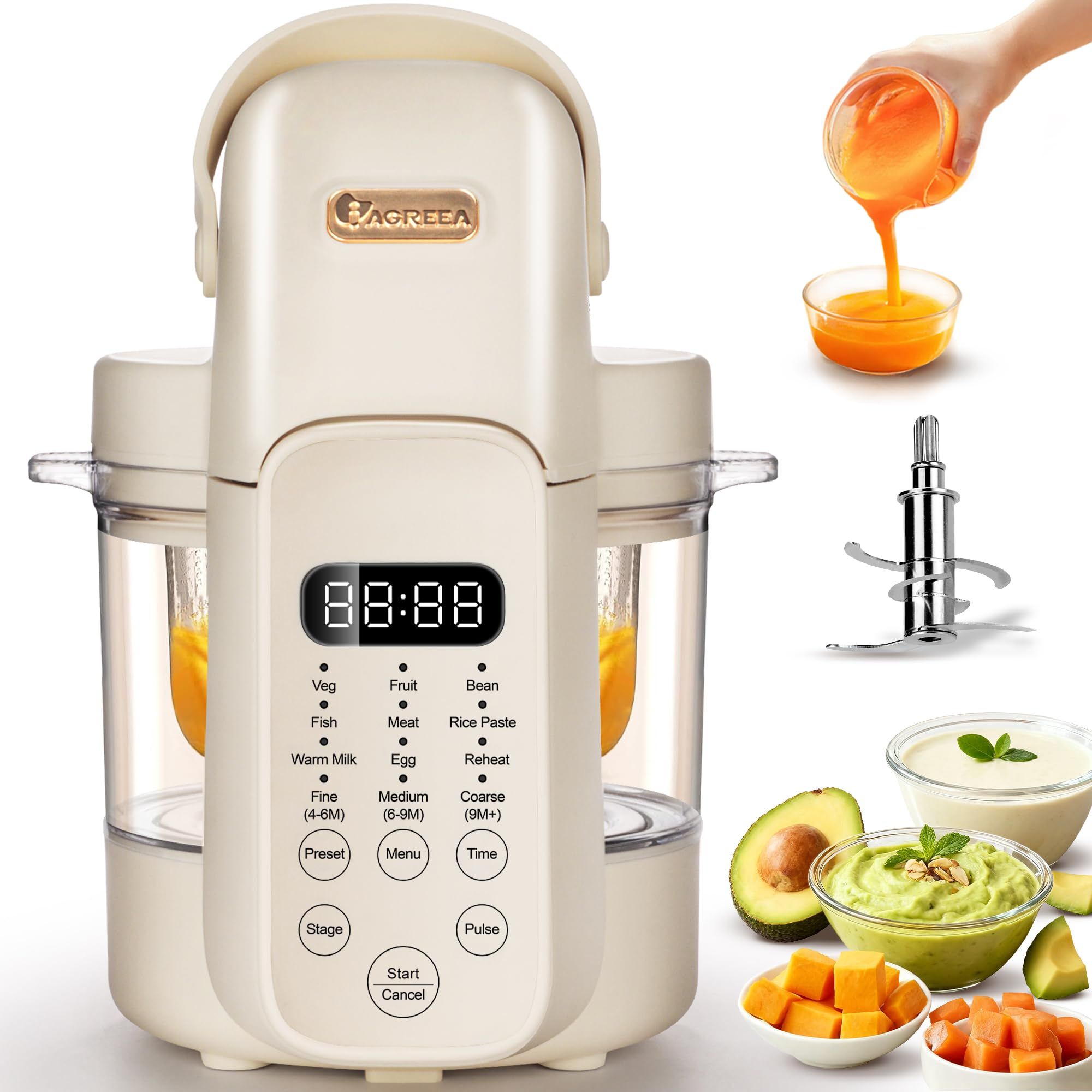 高性能プロ仕様の9in1ベビーフードメーカー。自動ガラス製加 - Baby Food Maker Blender のレビューと価格