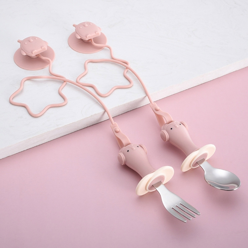 摂食トレーニング スプーン フォーク チェーン ベルト付き  - Baby Led Weaning Set のレビューと価格