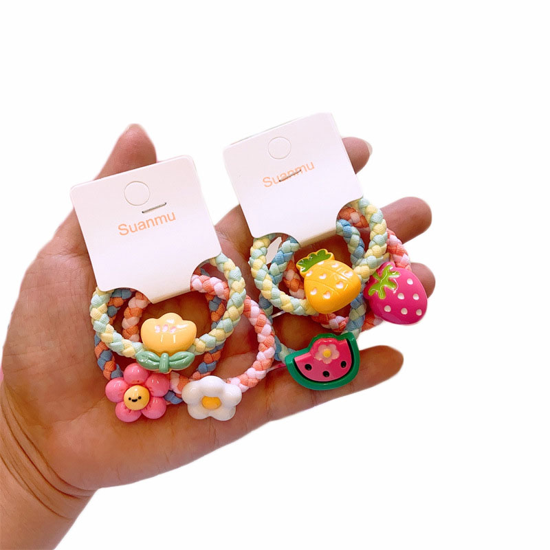 女の子のための弾性ヘアバンド、カワイイ花、果物の髪のネクタイ - Baby Products Gift のレビューと価格