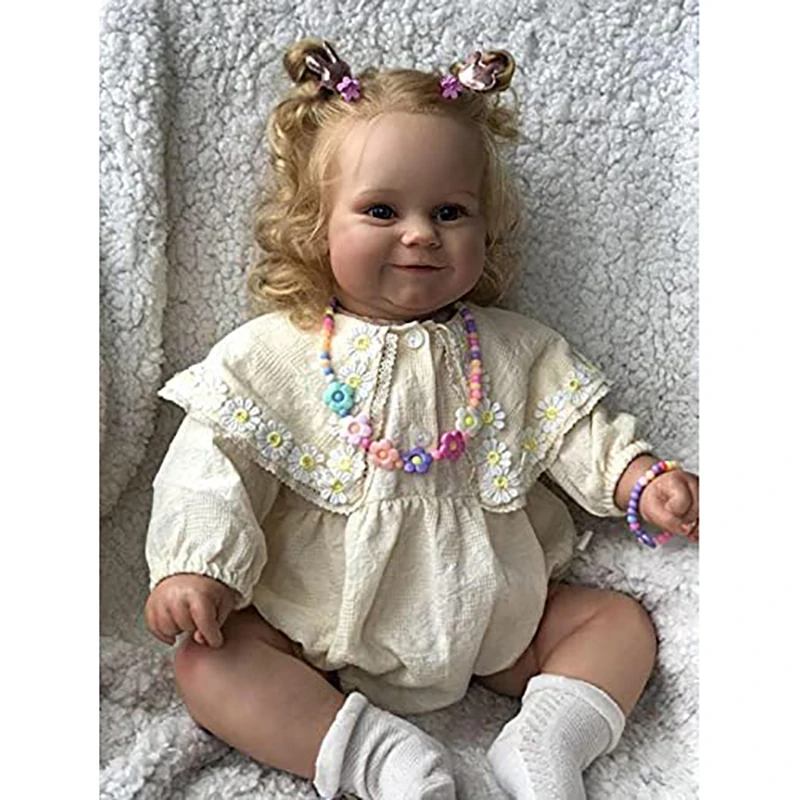 巨大なベビーマディはすでに根付いたブロンドの髪の塗装人形を完 - Baby Products Trending のレビューと価格