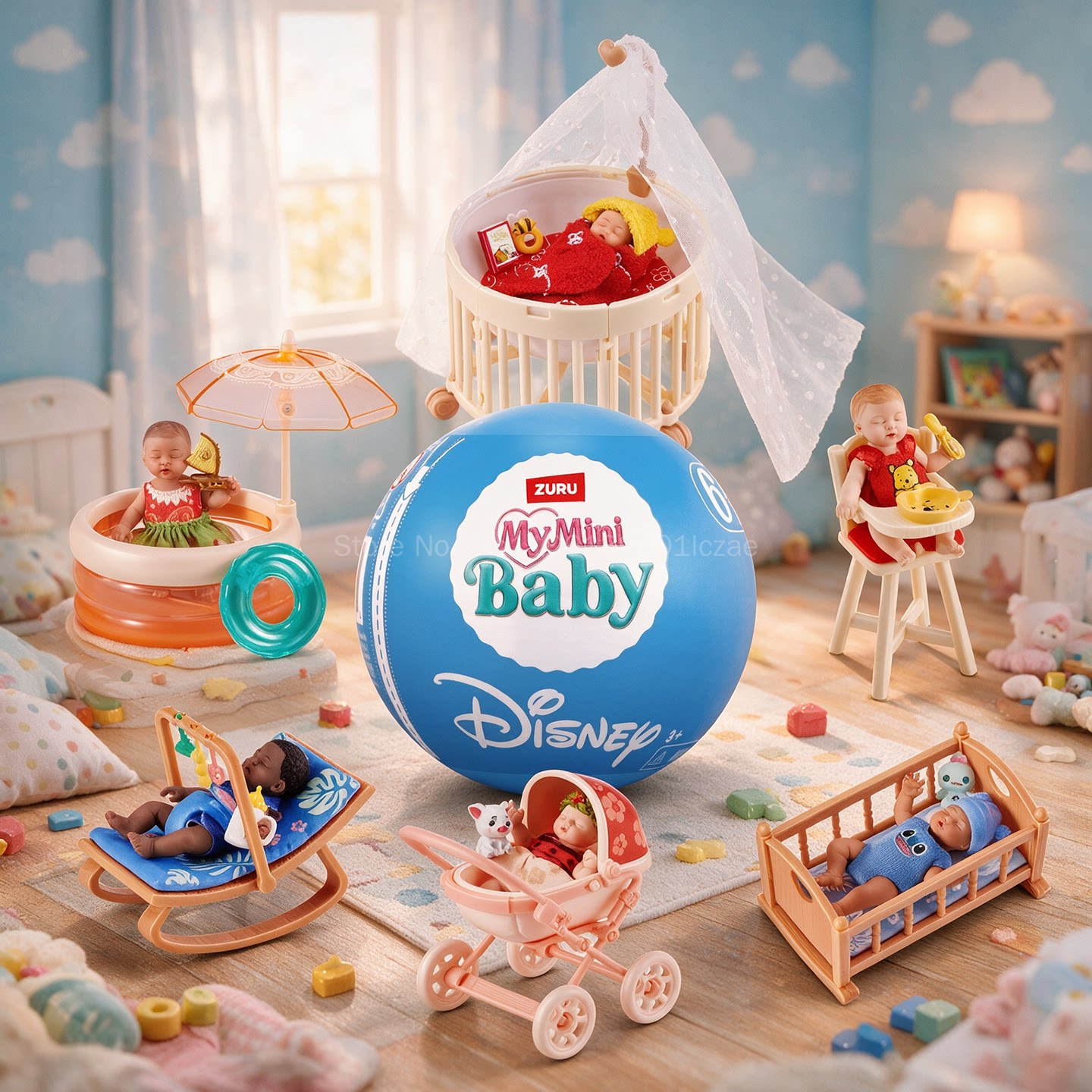 ZURU ディズニー マイミニベイビー ブラインドボックス  - Baby Products For 1 Year Old のレビューと価格