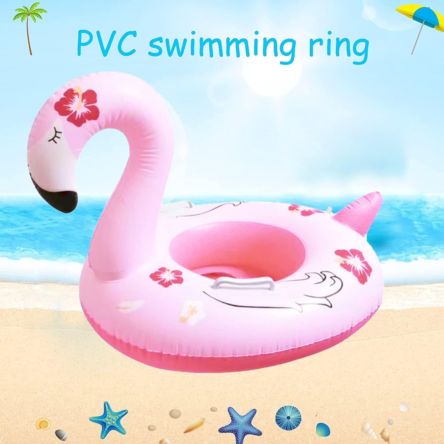 夏インフレータブルおもちゃフローティングシートフラミンゴ形状 - Baby Swimming Floater のレビューと価格